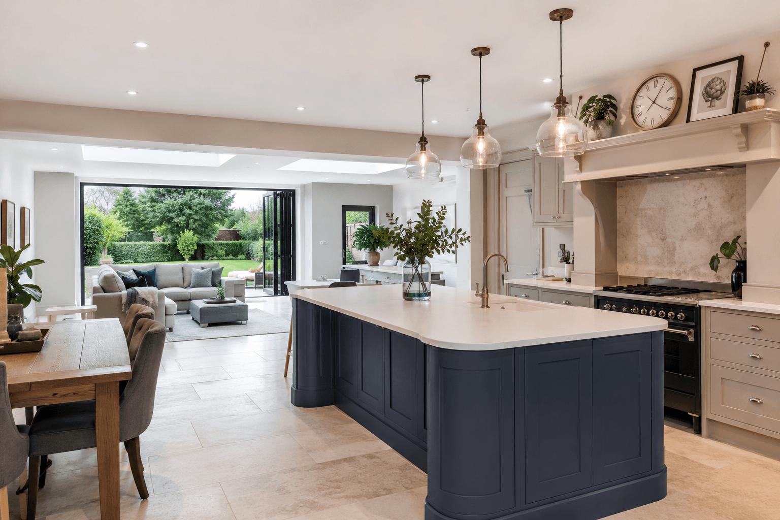 Professionally photographed rental interior, edited for online listings