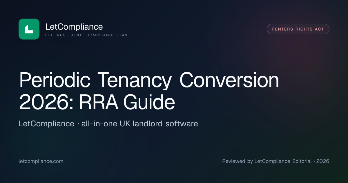 Periodic Tenancy Conversion 2026: RRA Guide | LetCompliance